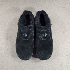 Merrell Encore Ice Black Suede Shearling Lined Mule Women's Size 7.5 Clog Shoes