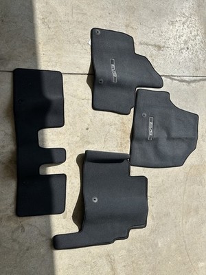 2024-2027 Genuine Kia EV9 OEM Black Floor Mats Carpeted 2 Front & 3rd Row Set