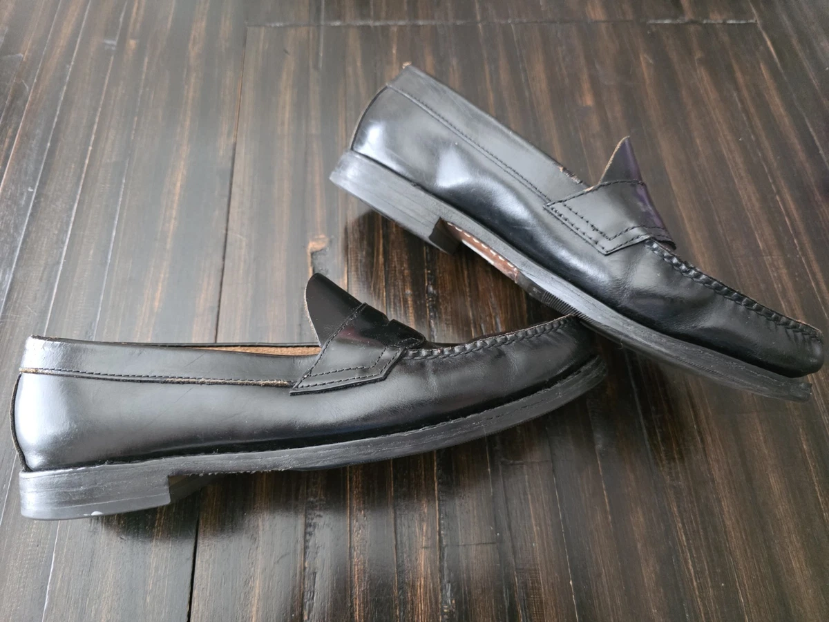 Bass Walton Black Penny Loafers Men\'s Leather Dress Shoes 11M 2005 G.H.BASS x Maharishi Weejuns Larson penny loafers for Men  main image 3
