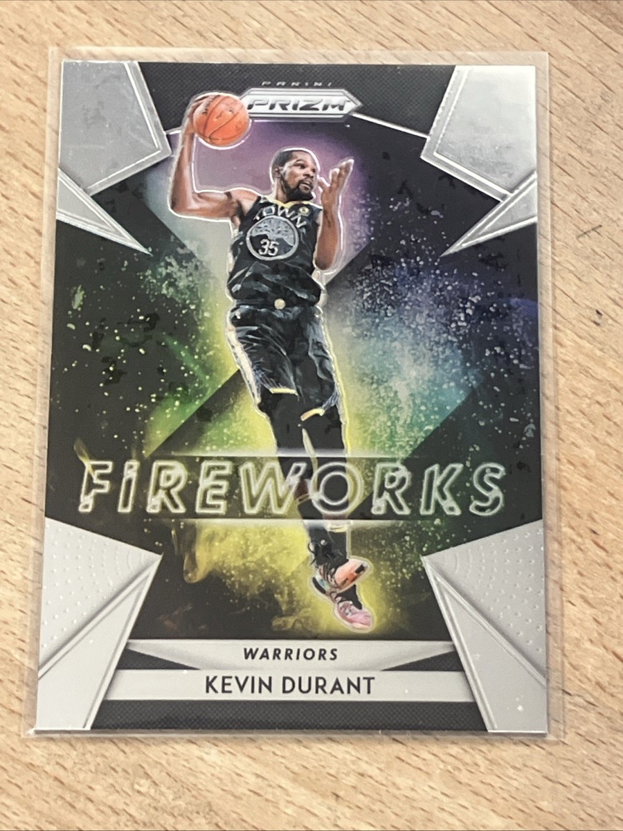 25枚限定 2018-19 Panini トニ・クロース Black 2018-19 Panini Prizm Fireworks #13 Kevin Durant Warriors Insert
