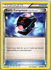 Battle Compressor Team Flare Gear 92/119 Uncommon Phantom Forces Pokemon HP on eBay