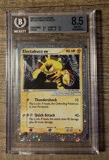 2003 Pokemon EX Ruby & Sapphire Electabuzz Ex Holo 97/109 Beckett 8.5 (REHOLDER)