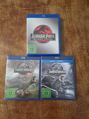 Jurassic Park - Ultimate Trilogy &  Jurassic World 1 + 2 Blu-Rey 1993 