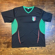 Soccer Football Jersey Mexico XL Black Rhinox Home