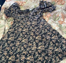 Eden In Love Hawaii Floral Cotton polyester Pullover Dress *See description*