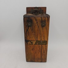 Vintage Detroit Coil Co. Wood Ignition Coil Buzz Box