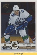 2019-20 Upper Deck Silver Foil Troy Stecher #173 READ f4k