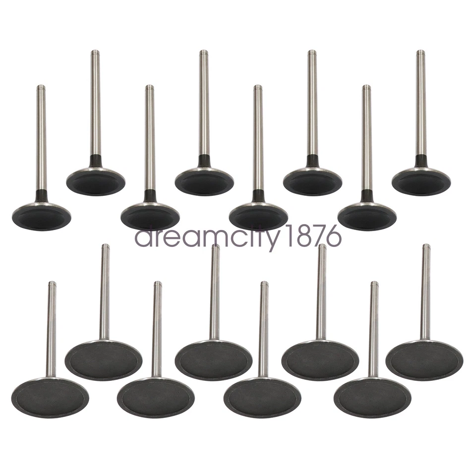 Intake & Exhaust Valves Fits 2007-2014 Cadillac Chevrolet GMC Pontiac 6.0L 6.2L - Image 3 of 4
