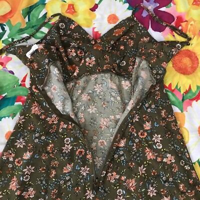 green emerald velvet dress Zapaka Women Grey Green Printed Flower Bridesmaid Dress with Slit Square Neck Chiffon Wedding Guest Dress, Dusty Sage / US20W