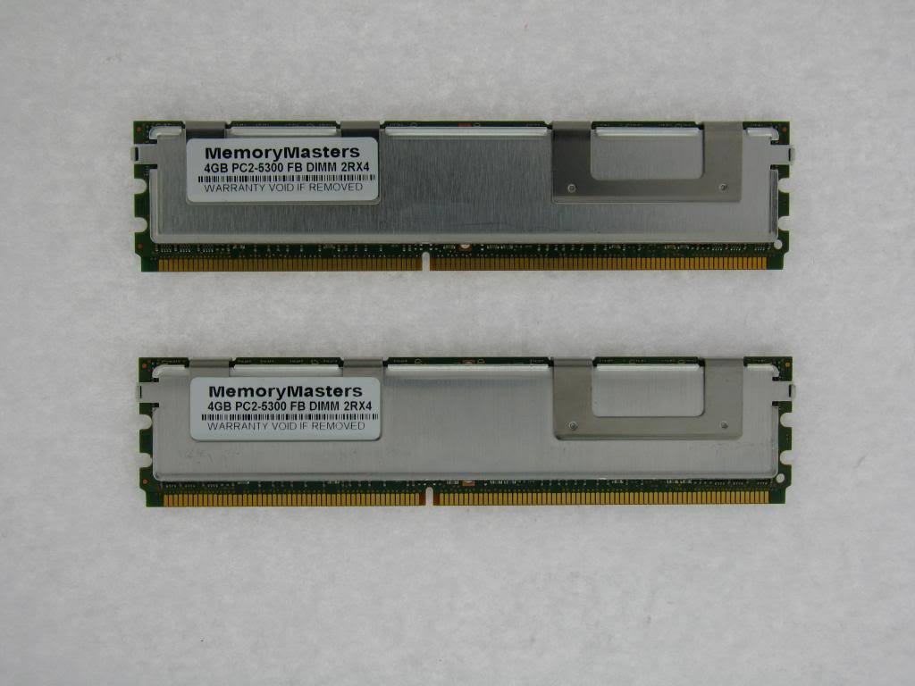 4x Módulos 2GB RAM DDR2 FBDIMM 667Mhz Para Dell Precision 490 – FullyBuffered – 8GB Total