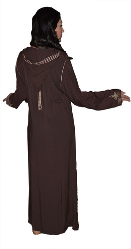 Caftan Kaftan Handmade Djellaba Jellaba Abaya Blouse African Moroccan Large - Afbeelding 5 van 6