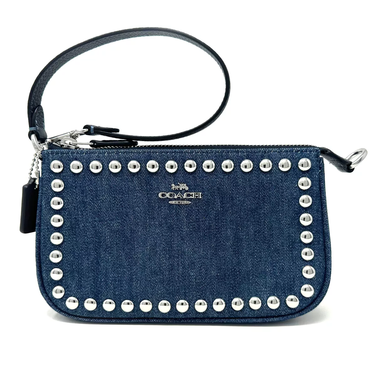 NWT Coach Nolita 19 Convertible Purse Wristlet With Rivets in