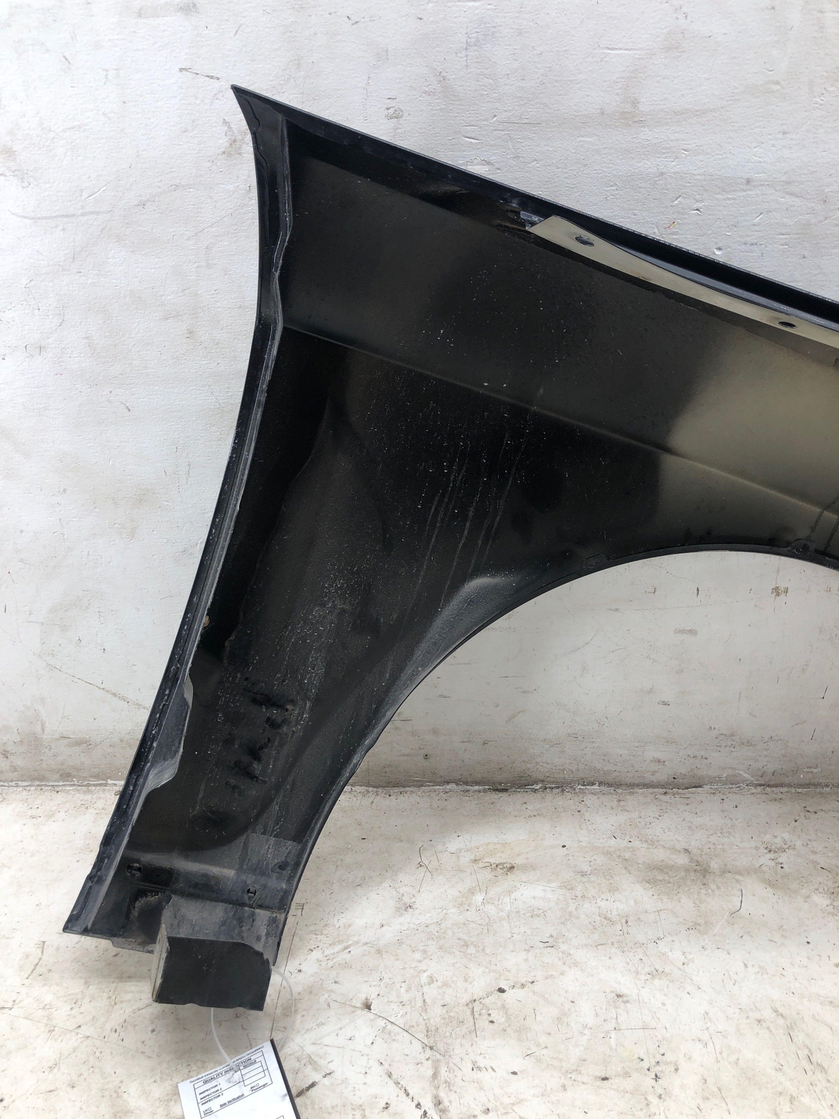 2009-2011 BENTLEY CONTINENTAL GTC SPEED FRONT LEFT FENDER BLACK L041 *SCUFFS*