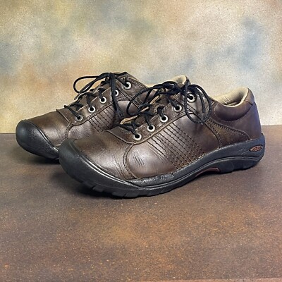 KEEN Classic Brown Leather Hiking Shoes Men\'s Size 10M KEEN Utility® Cincinnati 90 Men main image 3