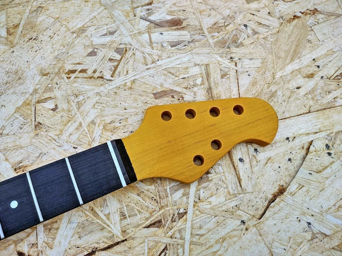 22 FRET SPOKEWHEEL ROSEWOOD GUITAR NECK REPLACEMENT 4 X 2 OFFSET