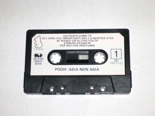 Pooh – Asia Non Asia Cassette Italy 1985 NM/NM - Picture 5 of 6