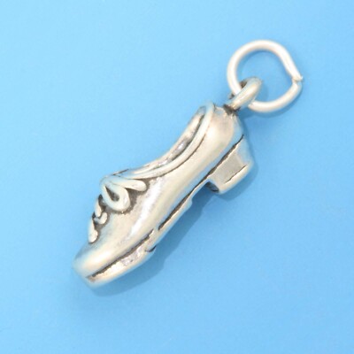 Tap Dance Shoe 3D 925 Solid Sterling Silver Charm MADE IN USA