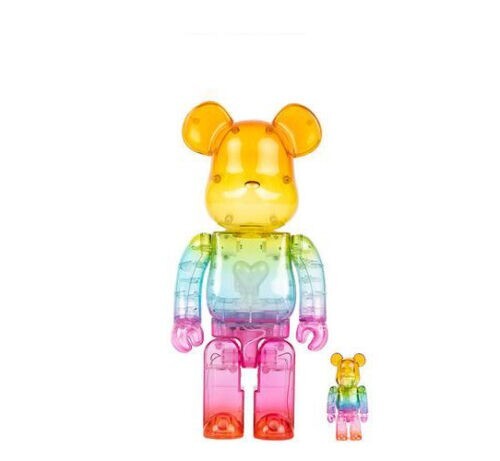 Emotionally Unavailable 400% & 100% Gradient Heart Medicom Toy BE