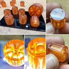 KIT MANOPOLE Galaxy Saturn turbo - TRASPARENTI - RCI Knobs - CONNEX Superstar