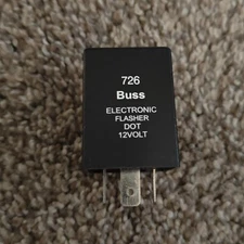 NOS Bussman NO 726 Electronic Flasher - 4 Terminal - New Old Stock