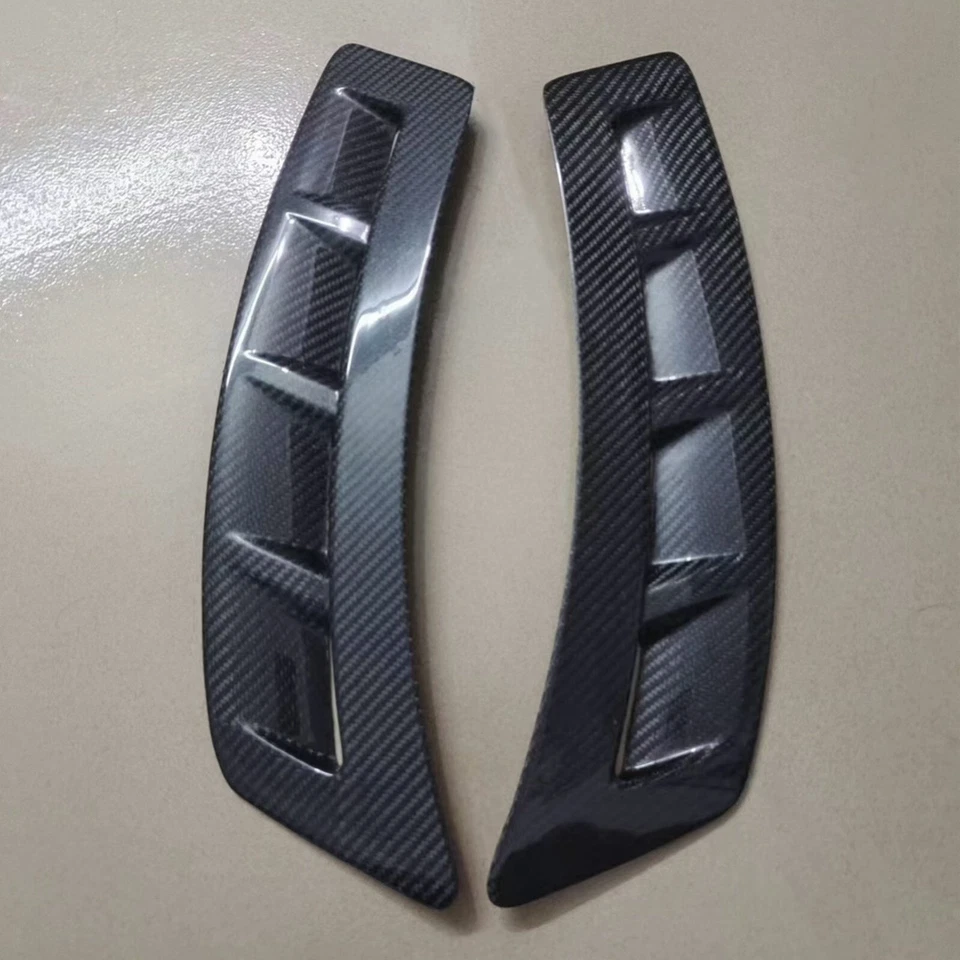 3K Dry Carbon Fiber Side Door Fender Air Vent Cover For Infiniti FX35 FX50 QX70 - Изображение 3 из 4