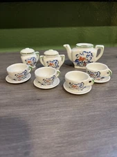 Vintage Miniature China Toy Tea Set
