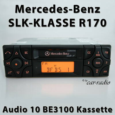 #ad Original Mercedes R170 Radio Audio 10 BE3100 Becker Kassettenradio SLK Klasse EUR 239.99