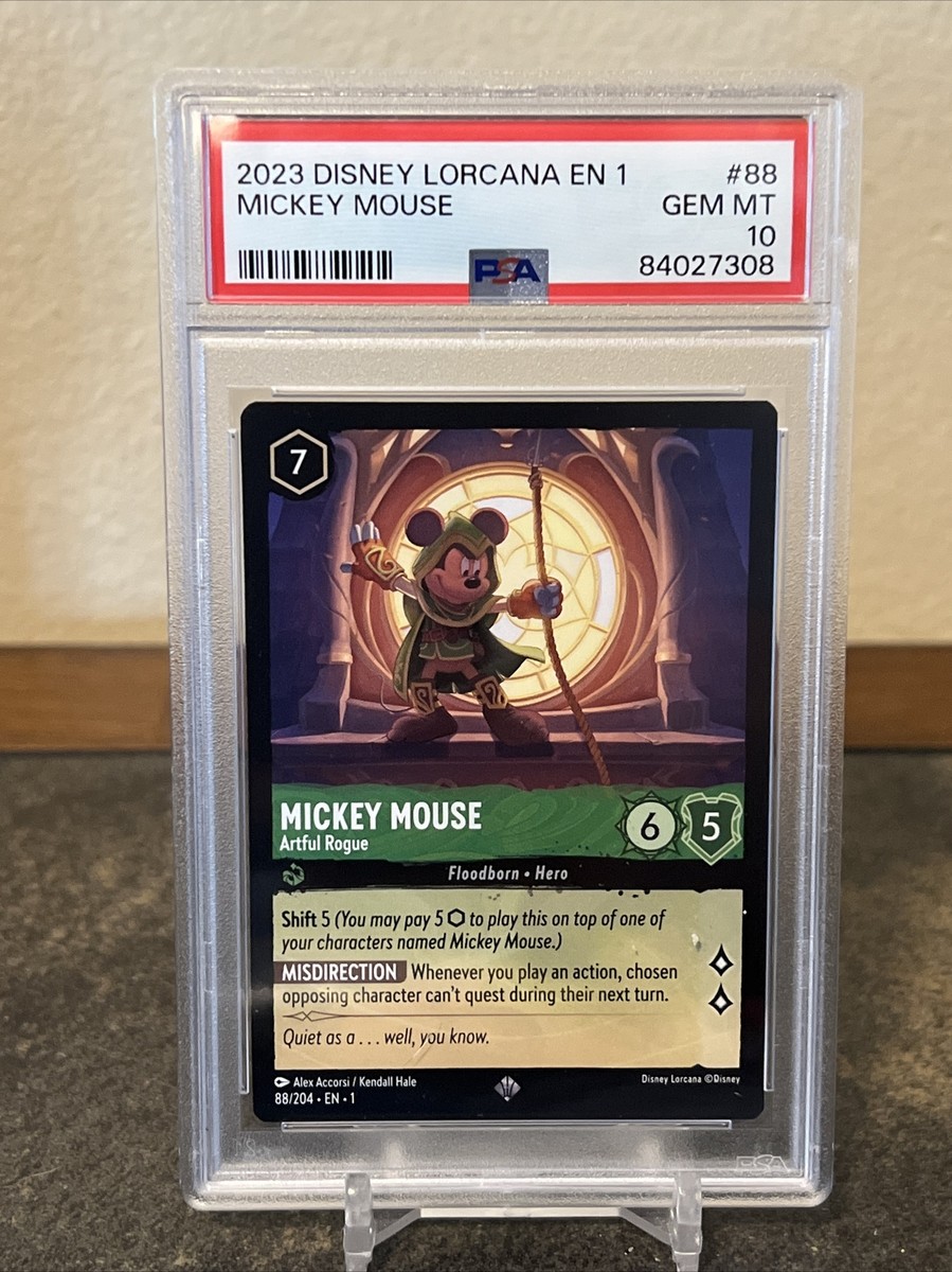 2023 Disney Lorcana Mickey Mouse Artful Rouge 88/204 SUPER RARE