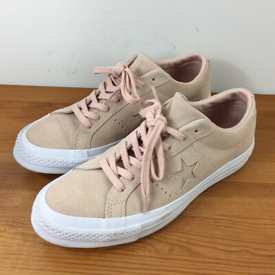 converse leather pink blush