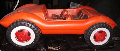 1970's Vintage Barbie Orange Dune Buggy Made In W. Germany - Many Great Items