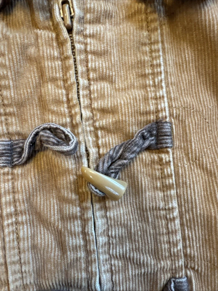 Gymboree Autumn highlands 7 Boho floral coat jacket fall Vintage toggle corduroy - Image 4 of 4