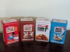 Set Of 4 Vintage Kellogg's Cereal Tins