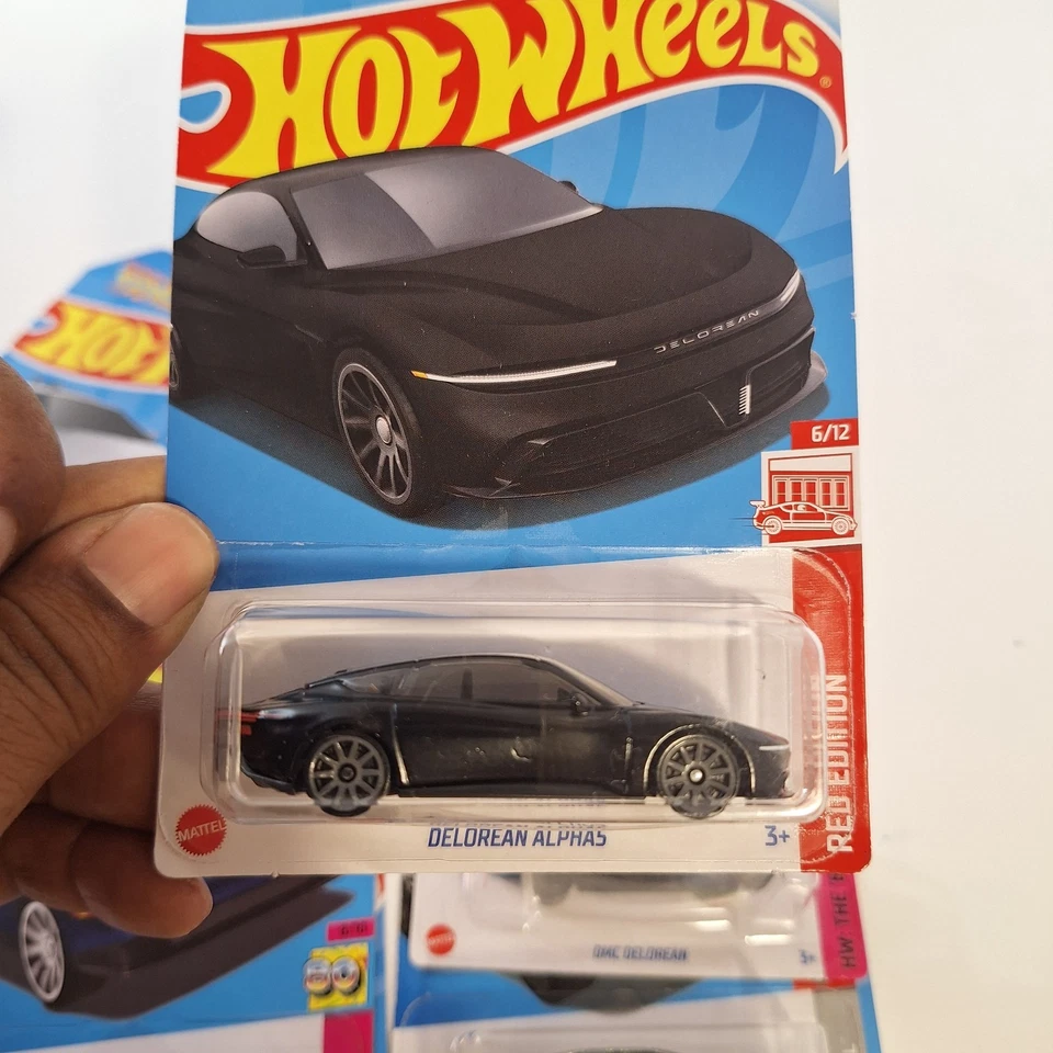 Hot Wheels 7 Delorean/Target красный/охота за сокровищами/режим зависания «Назад в будущее»  - Изображение 4 из 4