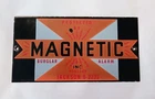 RARE Vintage Porcelain "Protected by MAGNETIC BURGLAR ALARM INC."  Houston, TX