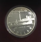 Canadian 1984 Silver Dollar In Case ~