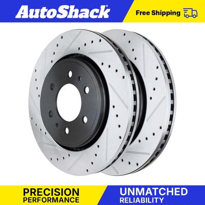 Front Coated Disc Brake Rotors Set for Ford Expedition 2010-2020 F-150 V6