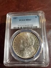 1887 $1 Morgan Silver Dollar PCGS MS63