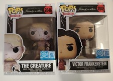 Funko Pop Frankenstein - Victor Frankenstein #2045  The Creature #2046 