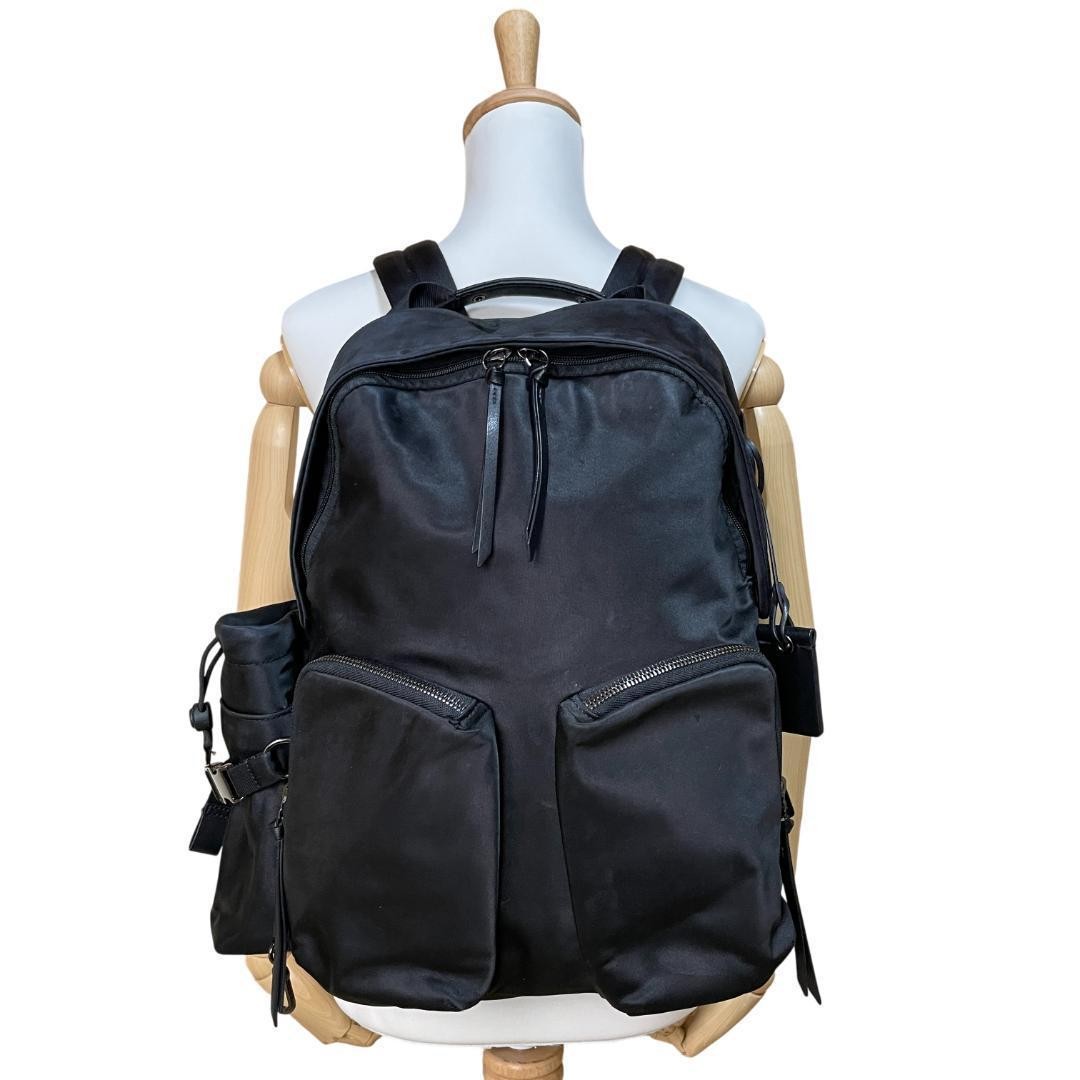 TUMI Backpack DEVOE Meadow Pattern Nylon Black - image 1