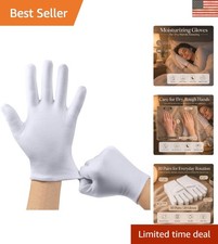 10 Pairs Cotton Moisturizing Gloves for Dry Hands - Overnight Care Solution