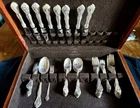 Gorham King Edward Sterling Silver Flatware Set - 58 Pieces