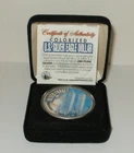 2001 Colorized "Never Forget" 9/11 Twin Towers American Eagle .999 Silver Dollar