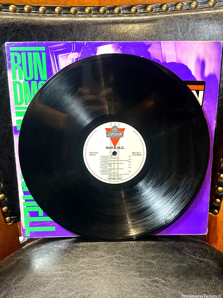 Run-DMC - Raising Hell Vinyl LP [1986] 830 377-1 - Image 3 of 3