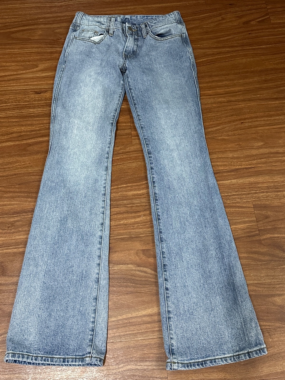 J.Galt Women Jeans Flared Light Wash Blue Denim size Small