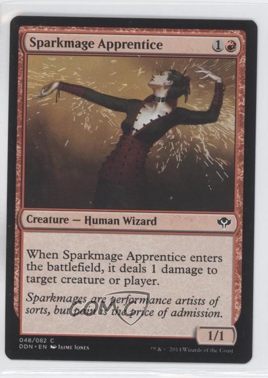 Sparkmage Apprentice Magic: Duel Decks: Speed vs Cunning DDN #048