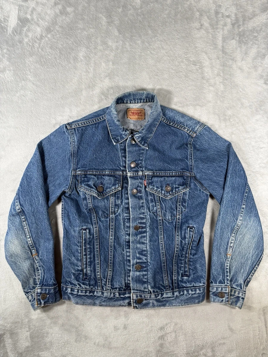 Levis Denim Jacket Men's 36 R Made in USA Vintage 70506 | eBay