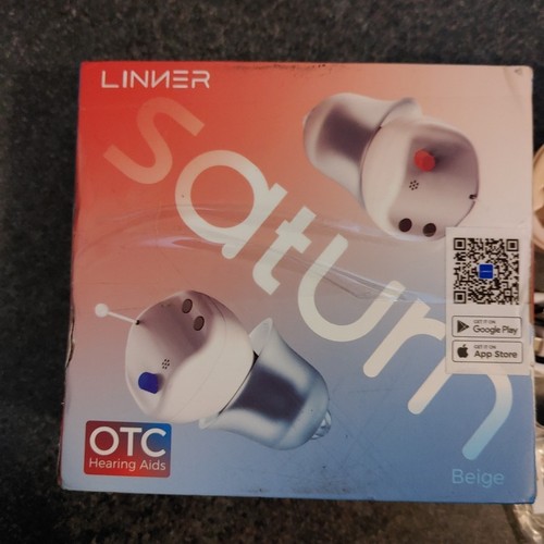 LINNER SATURN CIC RECHARGEABLE OTC HEARING AID, NOISE, F703A - Picture 2 of 3