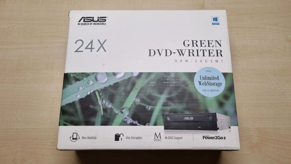ASUS DRW- 24D5MT DVD -Brenner wie Neu Teilweise mit und Ohne Kartong - Bild 3 von 4