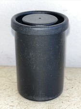 L K  RETRO Vintage 35mm Film Canister Black Plastic -empty