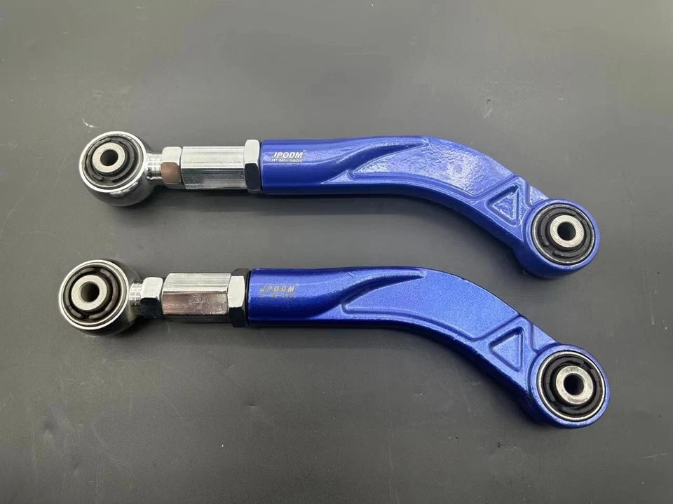 Pair of Steel Adjustable Rear Upper Camber Arms For Mercedes C E S W203 W210 W22 - Image 2 of 4